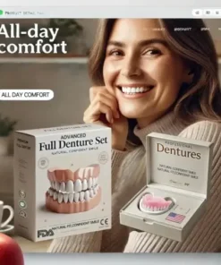 Advanced Customized Full Denture Set
