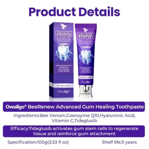 BeeRenew Advanced Gum Healing Toothpaste