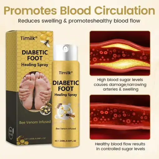 Diabetic Foot Healing Spray – Bee Venom Infused