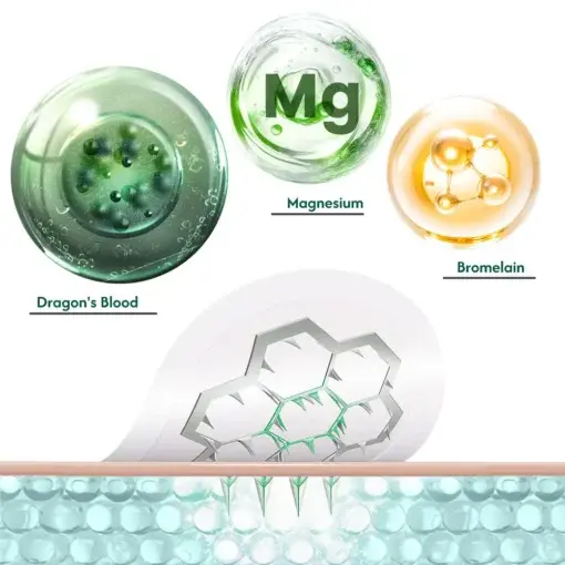 Magnesium MicroPin Target & Clear Wart Removal Patch