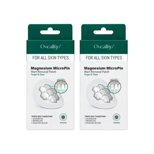 Magnesium MicroPin Target & Clear Wart Removal Patch