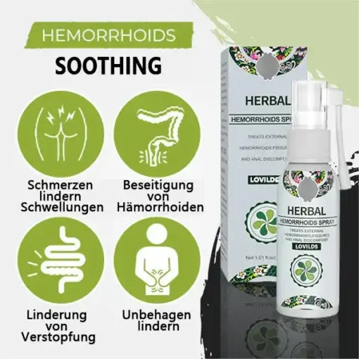 Natural Herbal Hemorrhoid Spray