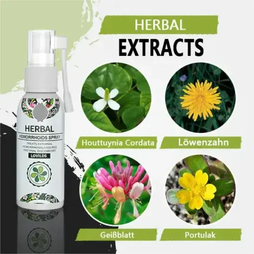Natural Herbal Hemorrhoid Spray
