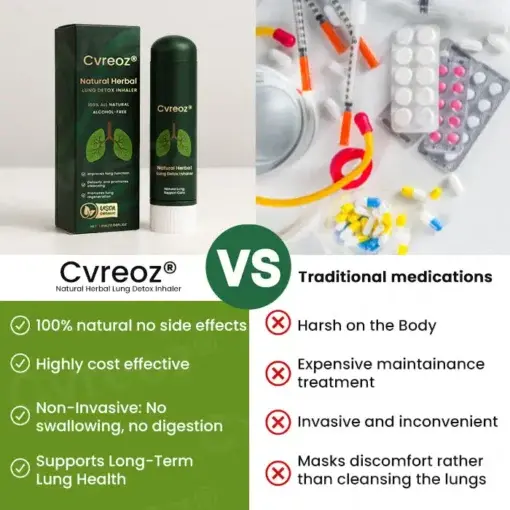 Natural Herbal Lung Detox Inhaler