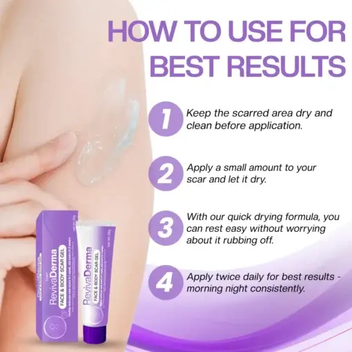 RevivaDerma Face & Body Scar Gel