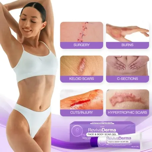RevivaDerma Face & Body Scar Gel