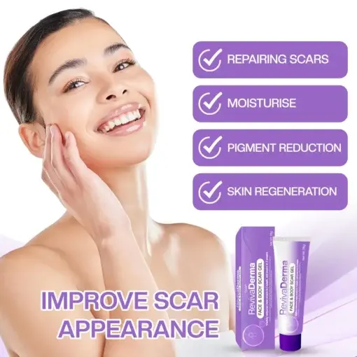 RevivaDerma Face & Body Scar Gel