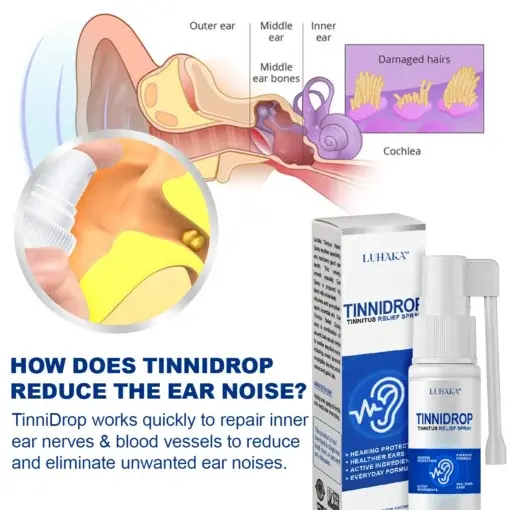 TinniDrop Tinnitus Relief Spray