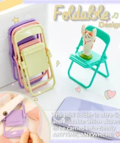 Versatile Mini Folding Chair Phone Stand